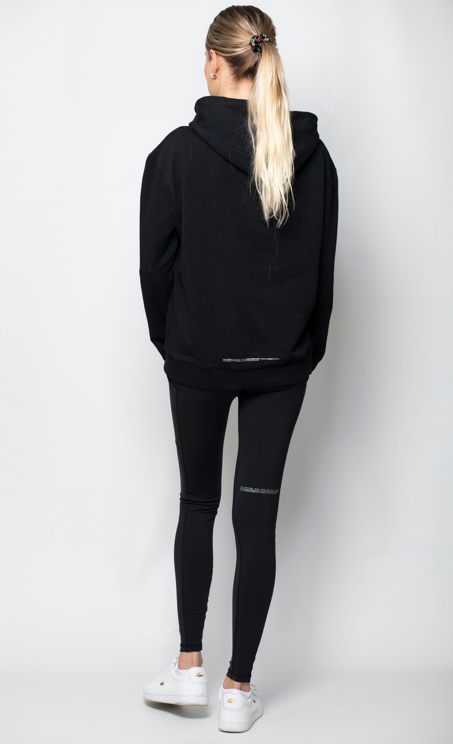 LEGGINGS WITH SIDE POCKETS - BLACK