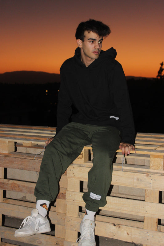 UNISEX ULTRASOFT HOODIE - BLACK