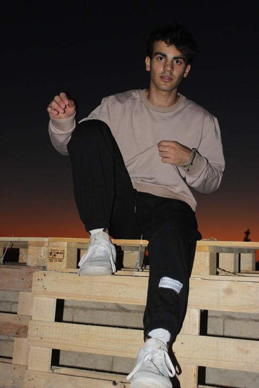 UNISEX ULTRASOFT CREWNECK - BEIGE