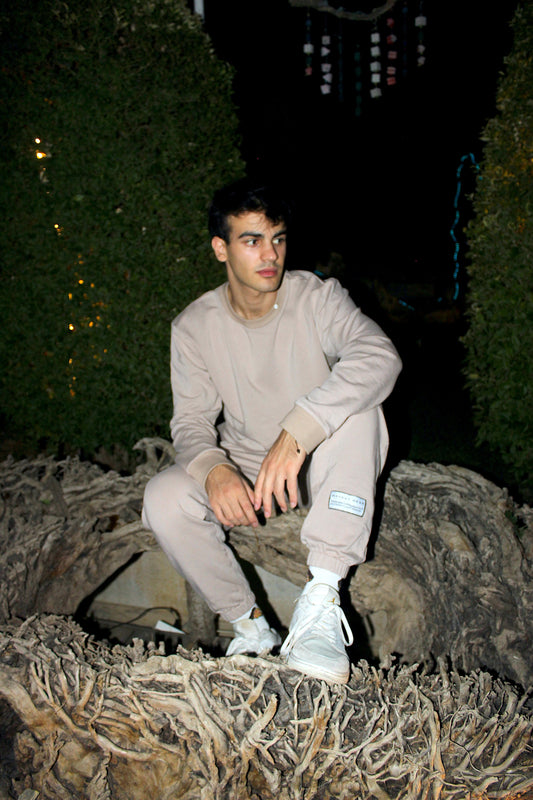 UNISEX ULTRASOFT JOGGERS - BEIGE