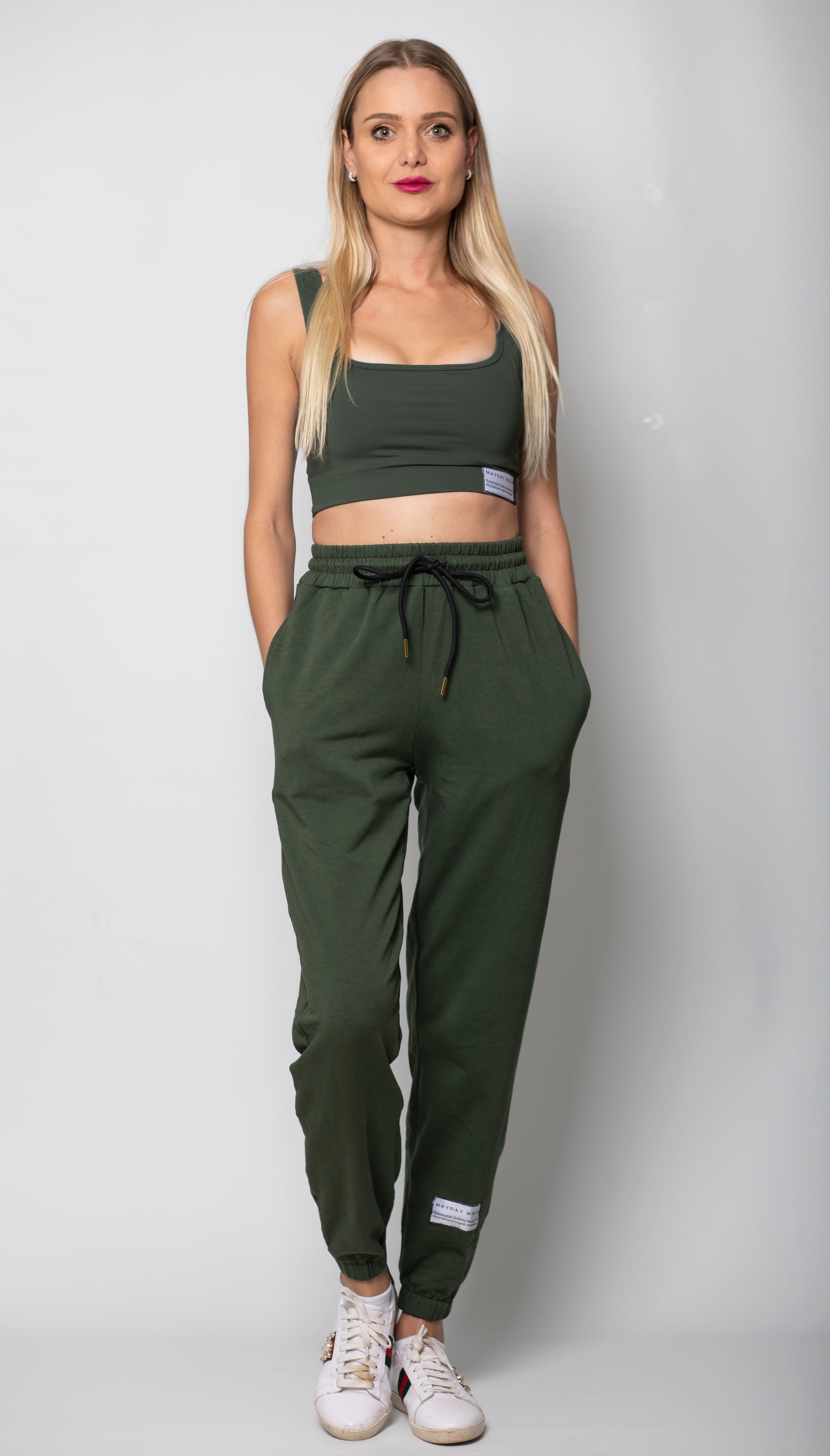 SPORTS BRA - KHAKI