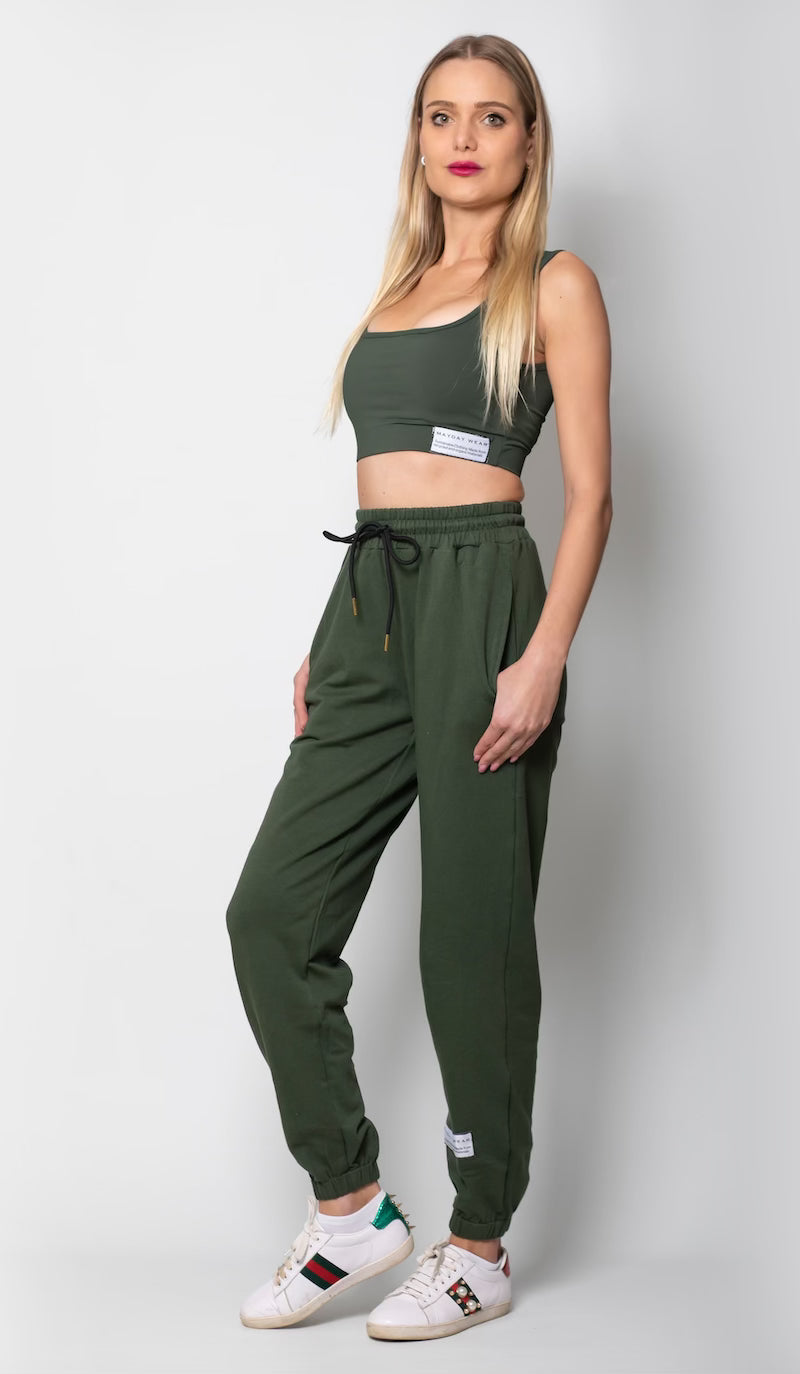 SPORTS BRA - KHAKI