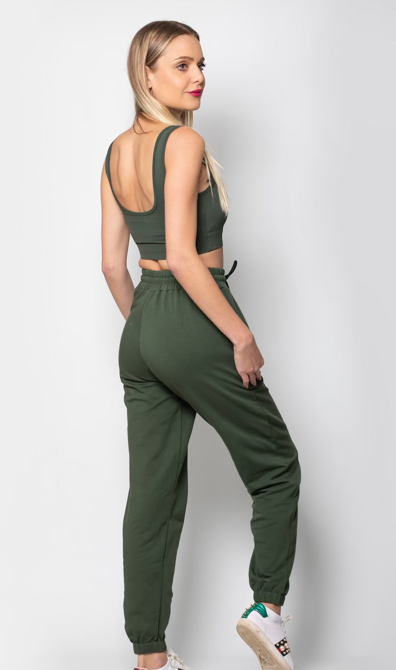 SPORTS BRA - KHAKI