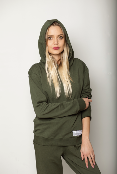 UNISEX ULTRASOFT HOODIE - KHAKI