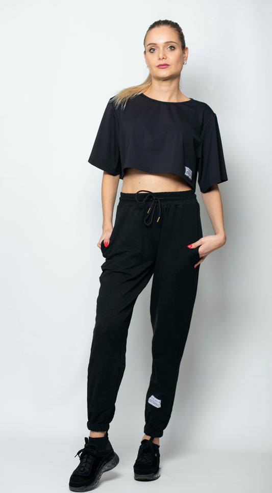 UNISEX ULTRASOFT JOGGERS - BLACK