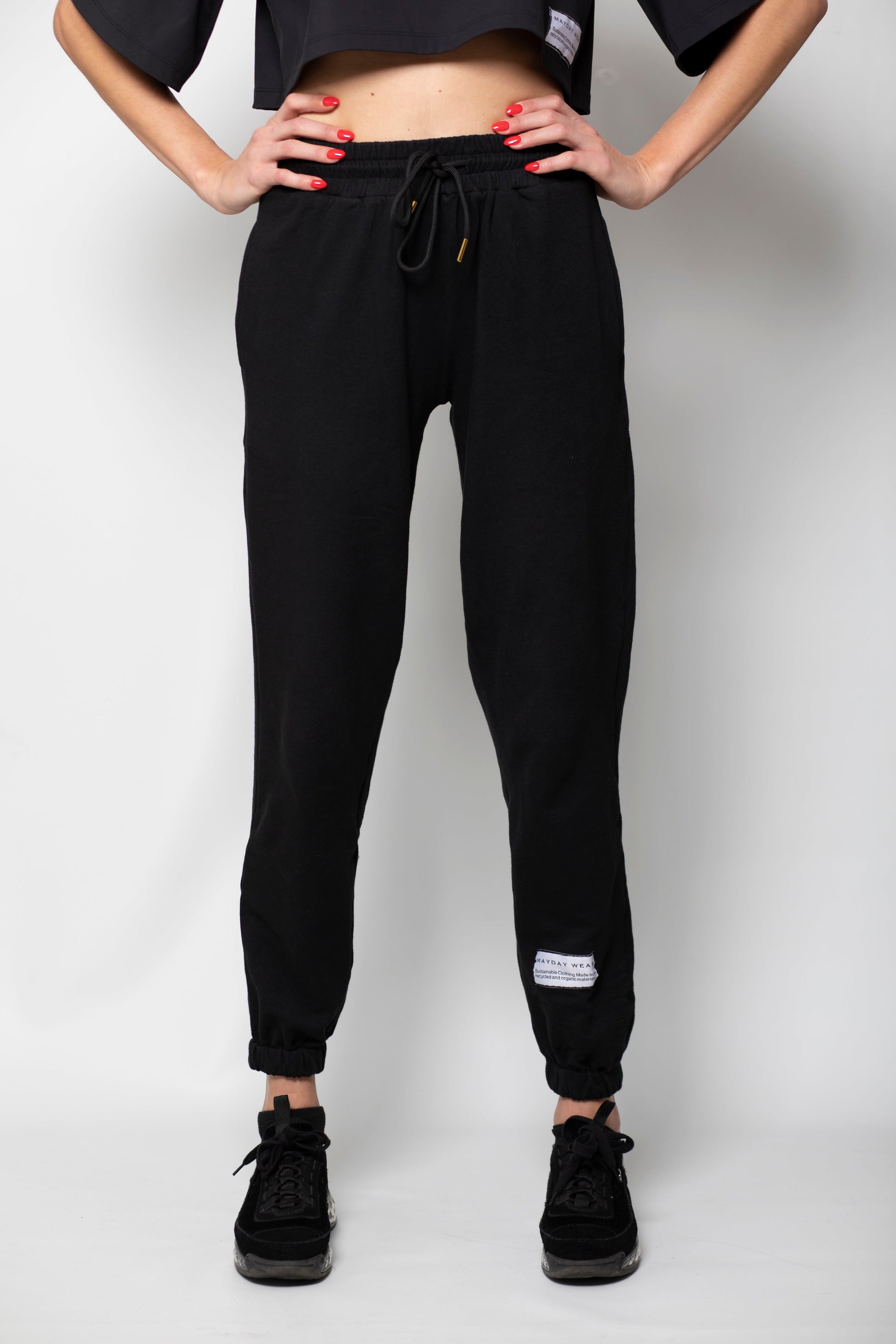 UNISEX ULTRASOFT JOGGERS - BLACK